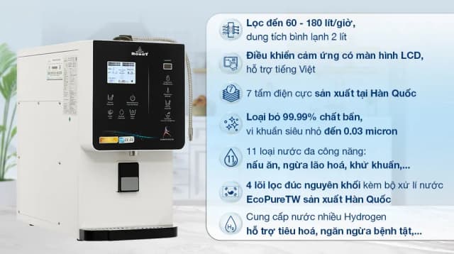 Top 1 so sánh giá Máy lọc nước điện giải ion kiềm ROBOT IonStar 3X 3 tấm điện cực - Tìm sản phẩm giá rẻ nhất - Ảnh 82