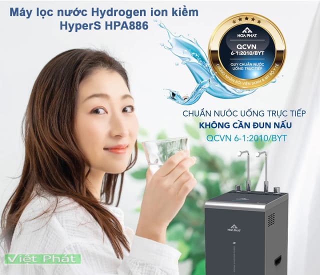 So sánh giá Máy lọc nước RO nóng nguội lạnh Hydrogen ion kiềm Hòa Phát HPA886 12 lõi rẻ nhất? - Ảnh 18