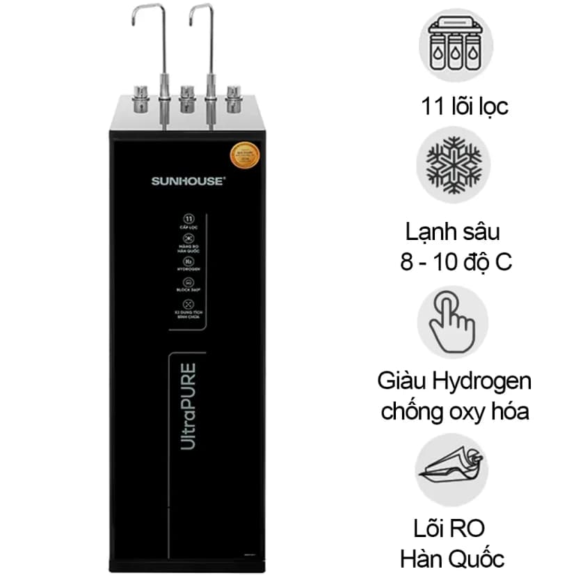 Máy lọc nước RO Hydrogen Sunhouse UltraPure SHA8896L 12 lõi - Giá rẻ nhất hôm nay - Ảnh 11