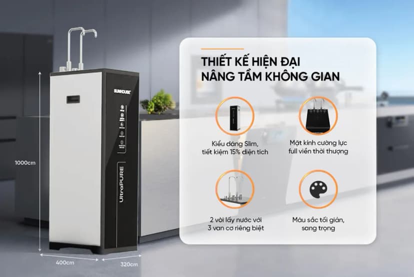 Máy lọc nước RO Hydrogen Sunhouse UltraPure SHA8896L 12 lõi - Giá rẻ nhất hôm nay - Ảnh 7