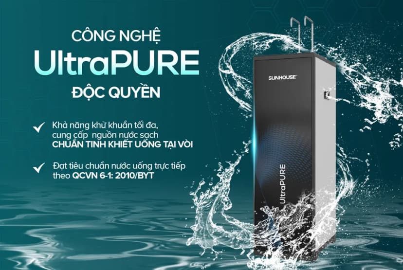 Máy lọc nước RO Hydrogen Sunhouse UltraPure SHA8896L 12 lõi - Giá rẻ nhất hôm nay - Ảnh 8