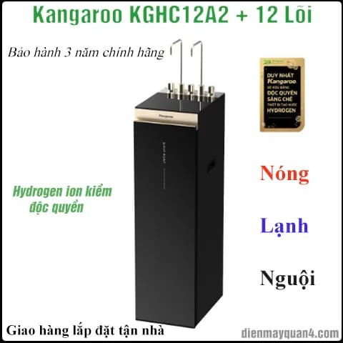 So sánh giá Máy lọc nước RO nóng nguội lạnh Hydrogen ion kiềm Kangaroo Sumire KGHC12A2 12 lõi rẻ nhất? - Ảnh 2