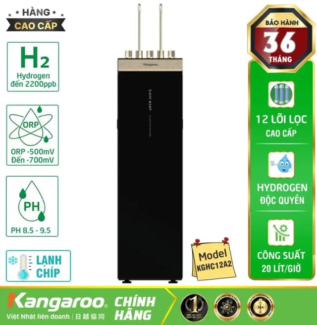 So sánh giá Máy lọc nước RO nóng nguội lạnh Hydrogen ion kiềm Kangaroo Sumire KGHC12A2 12 lõi rẻ nhất? - Ảnh 17