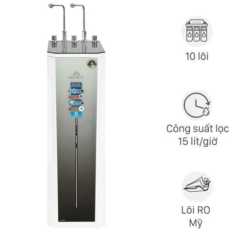 So sánh giá Máy lọc nước RO nóng nguội lạnh Hydrogen Hòa Phát HPN635 10 lõi rẻ nhất? - Ảnh 4