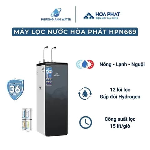 So sánh giá Máy lọc nước RO nóng nguội lạnh Hydrogen Hòa Phát HPN666 11 lõi rẻ nhất? - Ảnh 19