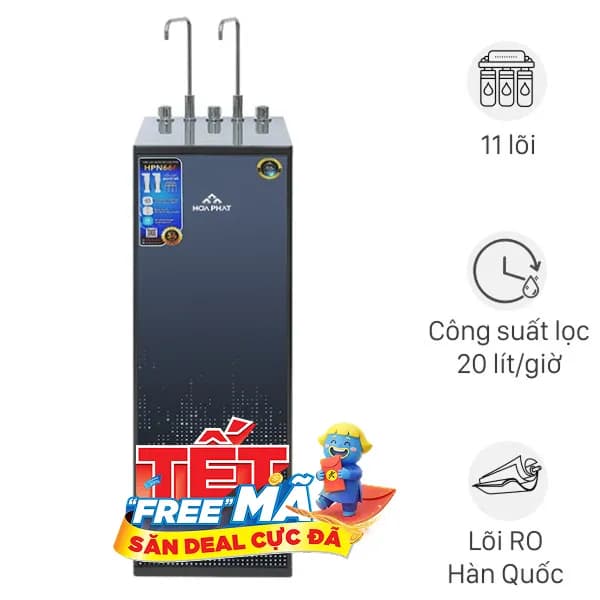 So sánh giá Máy lọc nước RO nóng nguội lạnh Hydrogen Hòa Phát HPN666 11 lõi rẻ nhất? - Ảnh 3