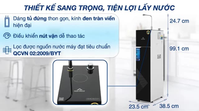 So sánh giá Máy lọc nước RO nóng nguội lạnh Hydrogen Hòa Phát HPN692 10 lõi rẻ nhất? - Ảnh 5