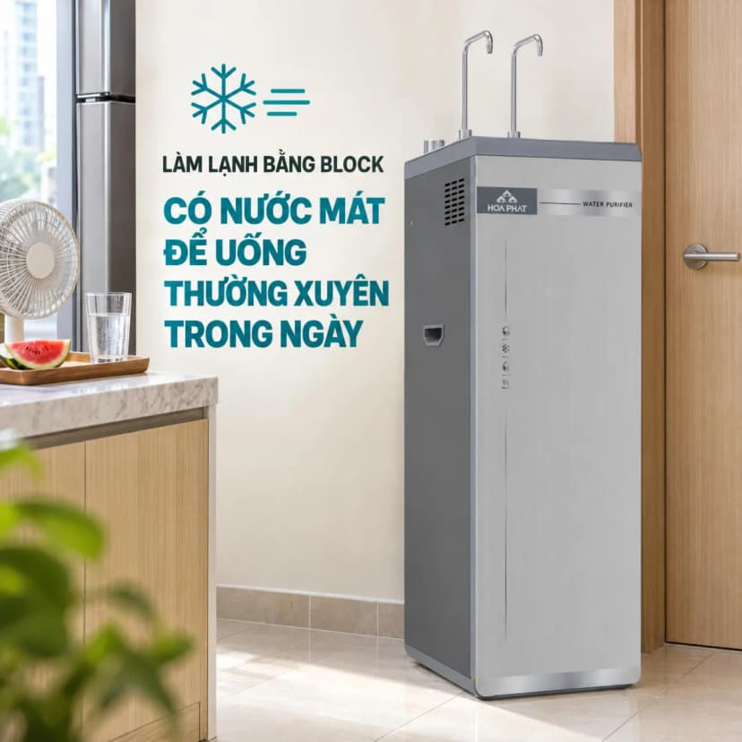 Máy lọc nước RO nóng nguội lạnh Hydrogen Hòa Phát HPN695 13 lõi - Giá rẻ nhất hôm nay - Ảnh 5