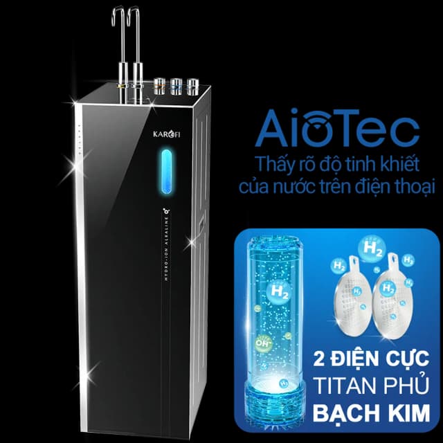 So sánh giá Máy lọc nước RO nóng nguội lạnh Hydrogen ion kiềm Karofi KAE-S688 12 lõi rẻ nhất? - Ảnh 2