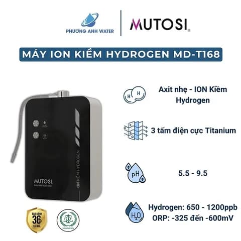 So sánh giá Máy lọc nước RO nóng nguội lạnh Hydrogen ion kiềm Mutosi MP-P88N 10 lõi rẻ nhất? - Ảnh 13