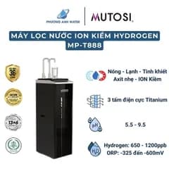So sánh giá Máy lọc nước RO nóng nguội lạnh Hydrogen ion kiềm Mutosi MP-P88N 10 lõi rẻ nhất? - Ảnh 3