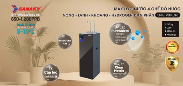 So sánh giá Máy lọc nước RO nóng nguội lạnh Hydrogen ion kiềm Sanaky SNK-TV3IK98 11 lõi rẻ nhất? - Ảnh 14
