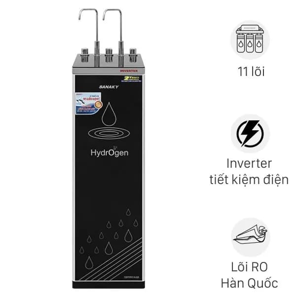So sánh giá Máy lọc nước RO nóng nguội lạnh Hydrogen ion kiềm Sanaky SNK-TV3IK98 11 lõi rẻ nhất? - Ảnh 5