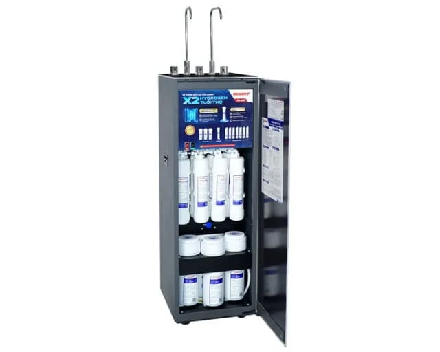So sánh giá Máy lọc nước RO nóng nguội lạnh Hydrogen ion kiềm Sanaky SNK-TV3IK98 11 lõi rẻ nhất? - Ảnh 6