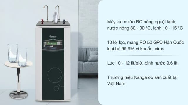 Top 1 so sánh giá Máy lọc nước RO nóng nguội lạnh Hydrogen Kangaroo KG12S2H4 12 lõi - Tìm sản phẩm giá rẻ nhất - Ảnh 15