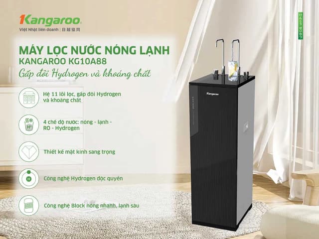 Top 1 so sánh giá Máy lọc nước RO nóng nguội lạnh Hydrogen Kangaroo KG12S2H4 12 lõi - Tìm sản phẩm giá rẻ nhất - Ảnh 20