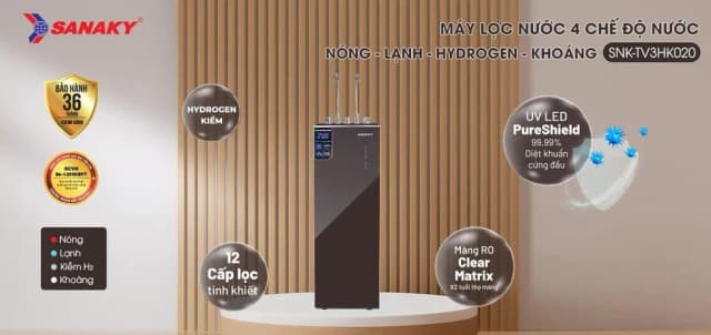 So sánh giá Máy lọc nước RO nóng nguội lạnh Hydrogen Sanaky SNK-TV3HK88 11 lõi rẻ nhất? - Ảnh 18