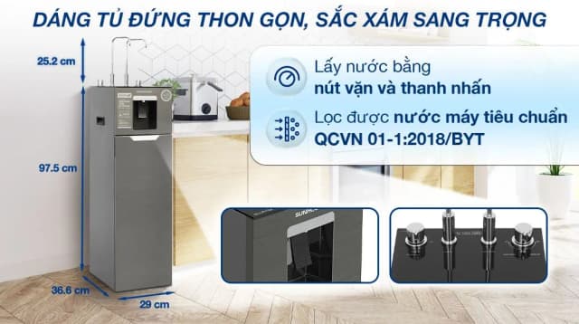 So sánh giá Máy lọc nước RO nóng nguội lạnh Hydrogen Sunhouse UltraX SHA76658SH 11 lõi rẻ nhất? - Ảnh 13