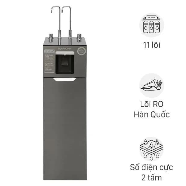 So sánh giá Máy lọc nước RO nóng nguội lạnh Hydrogen Sunhouse UltraX SHA76658SH 11 lõi rẻ nhất? - Ảnh 8