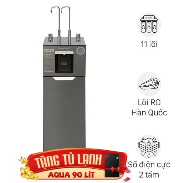 So sánh giá Máy lọc nước RO nóng nguội lạnh Hydrogen Sunhouse UltraX SHA76688SH 11 lõi rẻ nhất? - Ảnh 4
