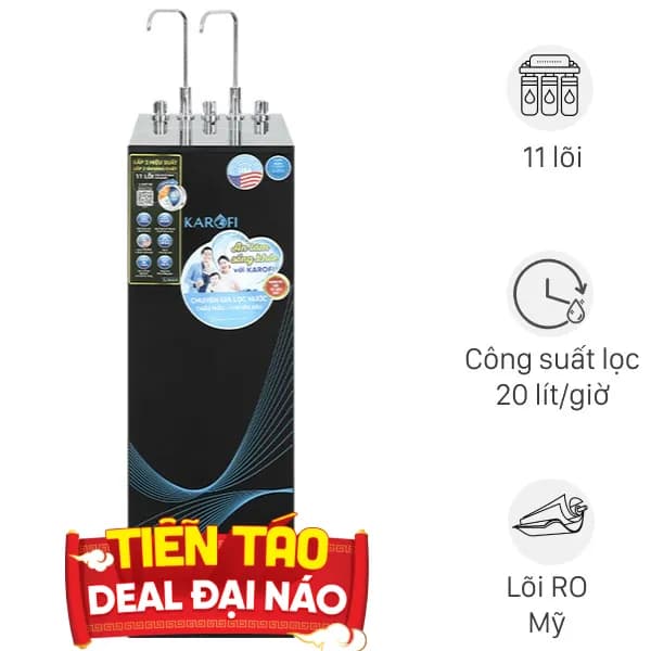 So sánh giá Máy lọc nước RO nóng nguội lạnh Karofi KAD-X56 11 lõi rẻ nhất? - Ảnh 4