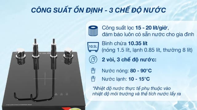 So sánh giá Máy lọc nước RO nóng nguội lạnh Hydrogen Sunhouse UltraPURE SHA76210KL 10 lõi rẻ nhất? - Ảnh 19