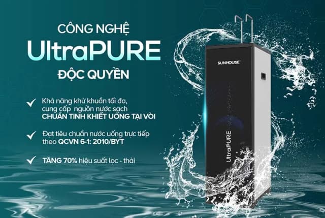 So sánh giá Máy lọc nước RO nóng nguội lạnh Hydrogen Sunhouse UltraPURE SHA76622KL 10 lõi rẻ nhất? - Ảnh 17