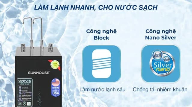 So sánh giá Máy lọc nước RO nóng nguội lạnh Hydrogen Sunhouse UltraPURE SHA76622KL 10 lõi rẻ nhất? - Ảnh 18