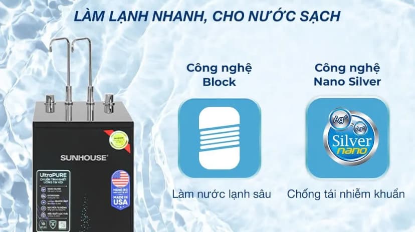 So sánh giá Máy lọc nước RO nóng nguội lạnh Hydrogen Sunhouse UltraPURE SHA76622KL 10 lõi - Tìm sản phẩm giá rẻ nhất - Ảnh 18