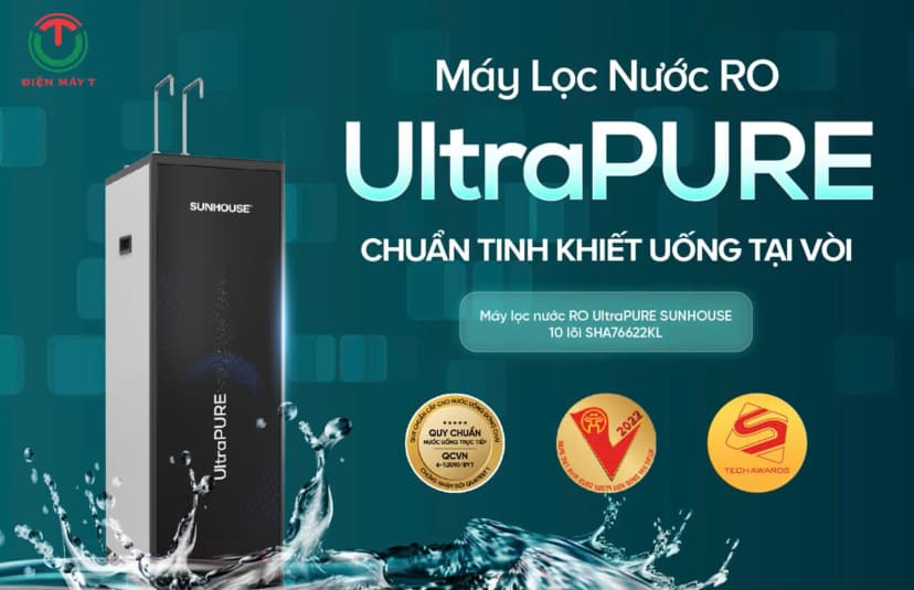 So sánh giá Máy lọc nước RO nóng nguội lạnh Hydrogen Sunhouse UltraPURE SHA76622KL 10 lõi - Tìm sản phẩm giá rẻ nhất - Ảnh 8