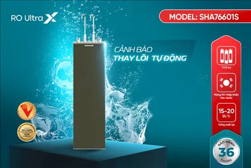 So sánh giá Máy lọc nước RO nóng nguội lạnh Hydrogen Sunhouse UltraX SHA76601S 11 lõi rẻ nhất? - Ảnh 8
