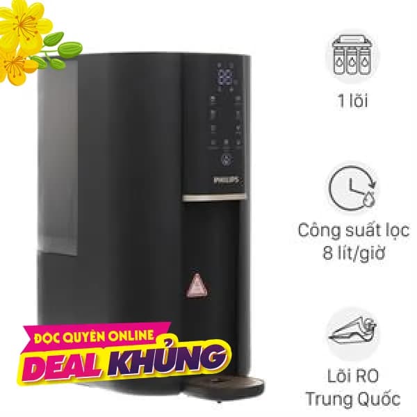 Máy lọc nước RO nóng nguội Philips ADD6901HBK01/90 1 lõi - Ảnh 10