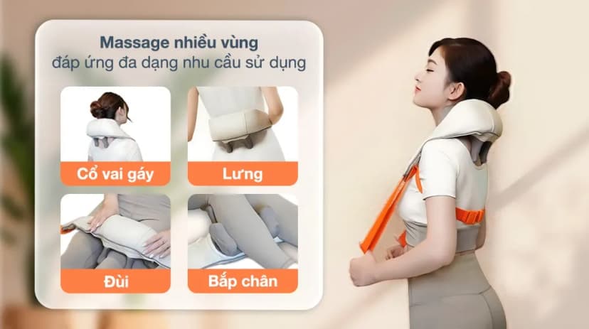 Máy massage cổ vai gáy Kachi MK395 - Giá rẻ nhất hôm nay - Ảnh 4