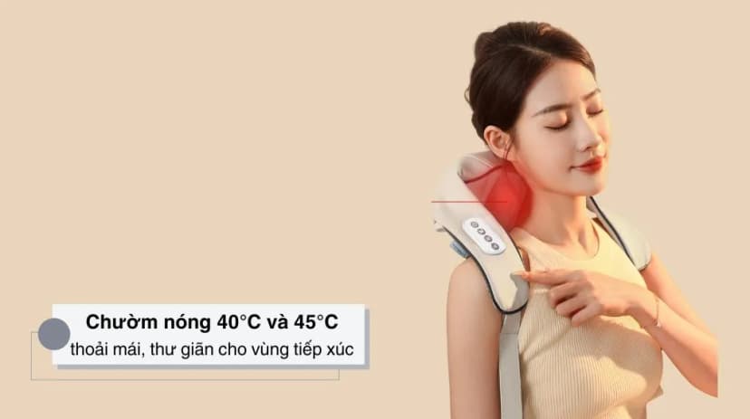 Máy massage cổ vai gáy Poongsan N18-GR - Giá rẻ nhất hôm nay - Ảnh 4