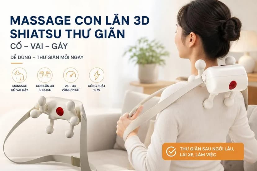 Máy massage cổ vai gáy SKG HS500-2 - Giá rẻ nhất hôm nay - Ảnh 2