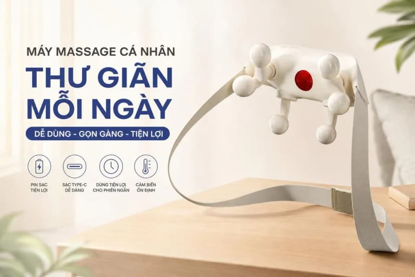 Máy massage cổ vai gáy SKG HS500-2 - Giá rẻ nhất hôm nay - Ảnh 4