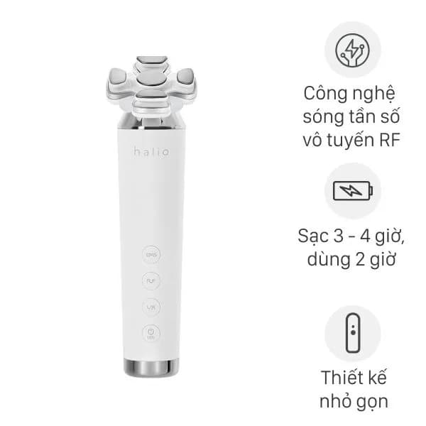 Máy massage mặt nâng cơ và trẻ hóa da kết hợp ánh sáng sinh học Halio - Ảnh 12