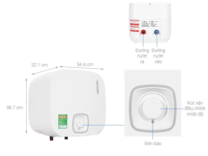 So sánh giá Máy nước nóng gián tiếp Livotec 15 lít 2500W LWH-V15X26 - Tìm sản phẩm giá rẻ nhất - Ảnh 5