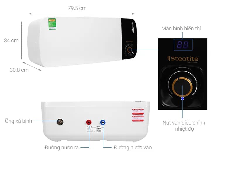So sánh giá Máy nước nóng gián tiếp Livotec 15 lít 2500W LWH-V15X26 - Tìm sản phẩm giá rẻ nhất - Ảnh 9