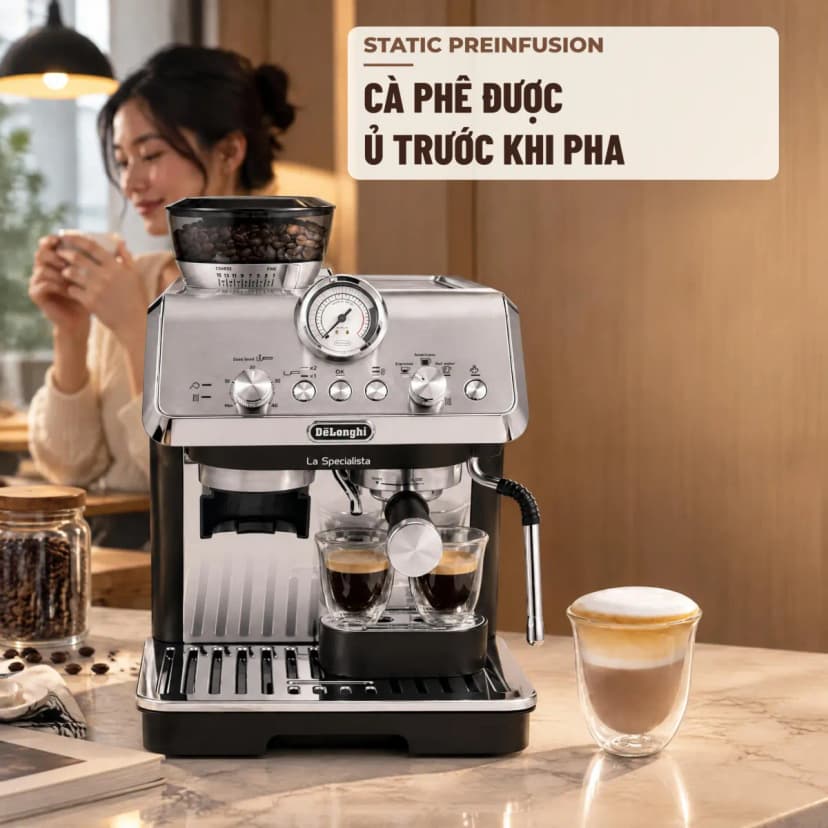 Máy pha cà phê Delonghi EC9155.MB - Giá rẻ nhất hôm nay - Ảnh 3
