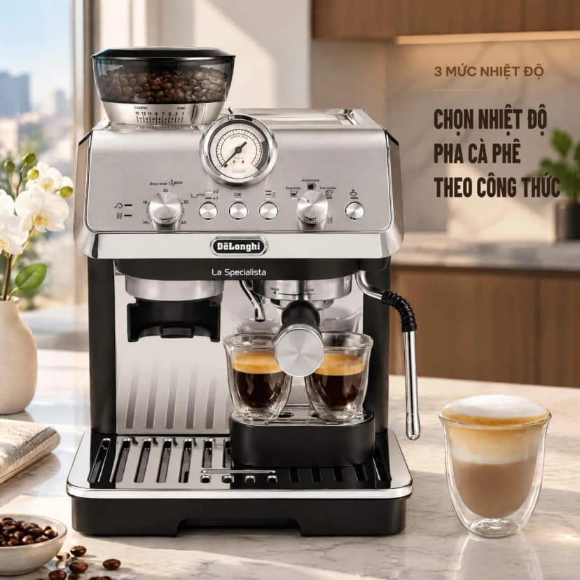 Máy pha cà phê Delonghi EC9155.MB - Giá rẻ nhất hôm nay - Ảnh 4