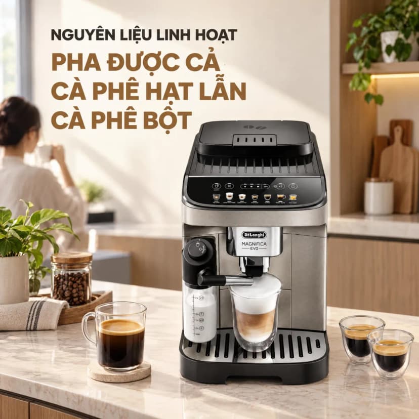 Máy pha cà phê Delonghi ECAM290.81.TB EX:1 - Giá rẻ nhất hôm nay - Ảnh 4