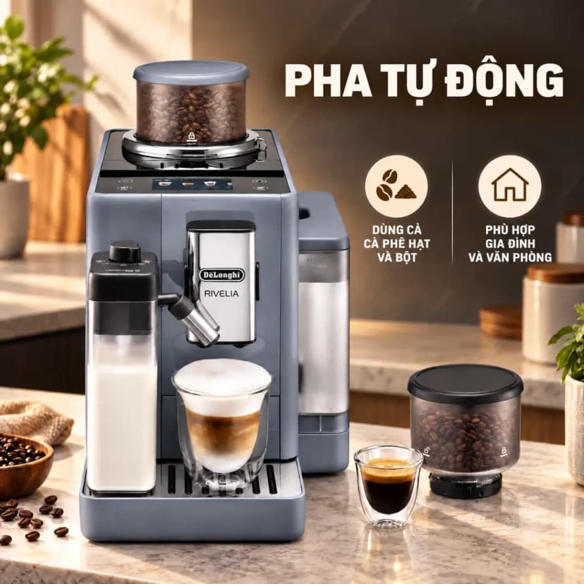 Máy pha cà phê Delonghi EXAM440.55.G - Giá rẻ nhất hôm nay - Ảnh 2