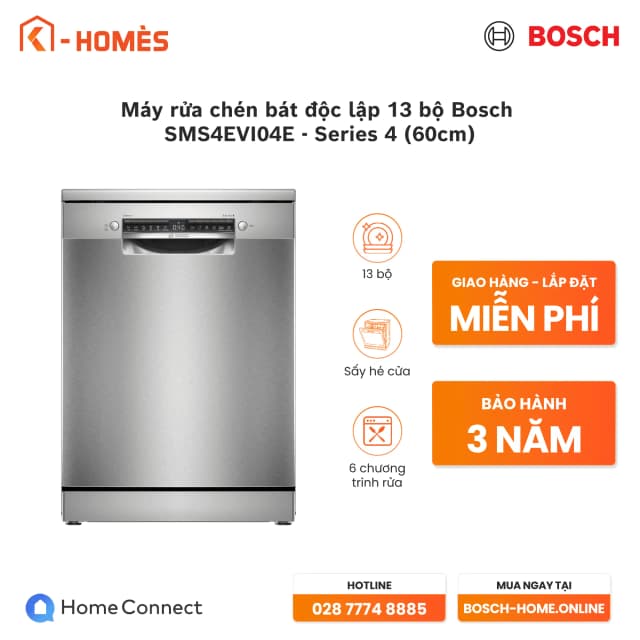 So sánh giá Máy rửa chén độc lập Bosch SMS4EVI04E rẻ nhất? - Ảnh 17