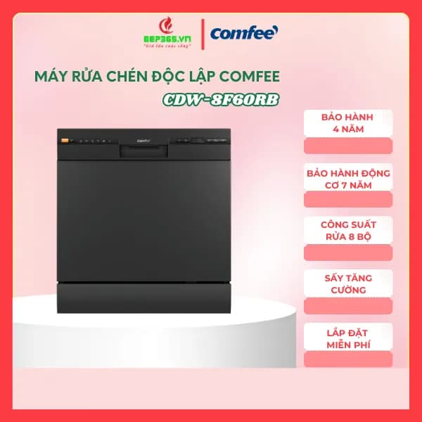 Top 1 so sánh giá Máy rửa chén độc lập Comfee CDW-10F60TB - Tìm sản phẩm giá rẻ nhất - Ảnh 8