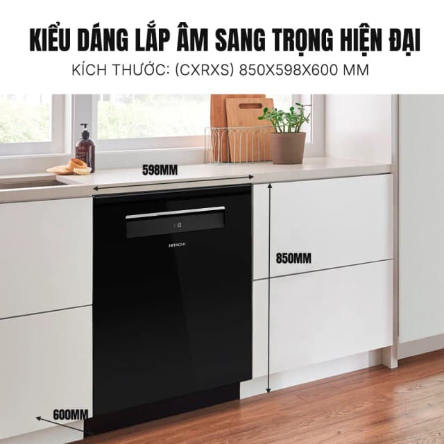 So sánh giá Máy rửa chén độc lập Hitachi HDF-F158CVGB rẻ nhất? - Ảnh 10