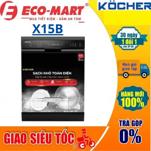 Top 1 so sánh giá Máy rửa chén độc lập Kocher X15B - Tìm sản phẩm giá rẻ nhất - Ảnh 3