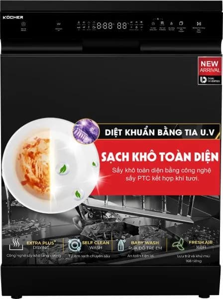 Top 1 so sánh giá Máy rửa chén độc lập Kocher X15B - Tìm sản phẩm giá rẻ nhất - Ảnh 6