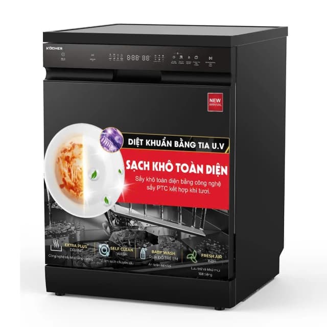 Top 1 so sánh giá Máy rửa chén độc lập Kocher X15B - Tìm sản phẩm giá rẻ nhất - Ảnh 10