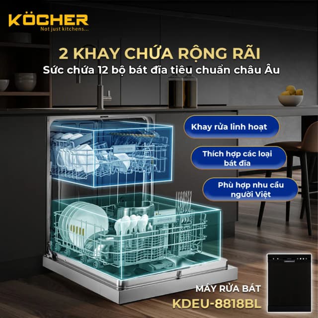 Top 1 so sánh giá Máy rửa chén độc lập Kocher X15UV - Tìm sản phẩm giá rẻ nhất - Ảnh 9